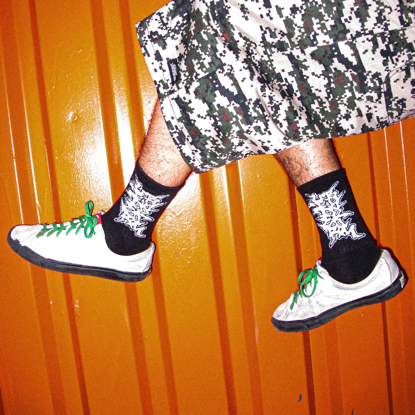 VERT LOGO SOCKS BLACK